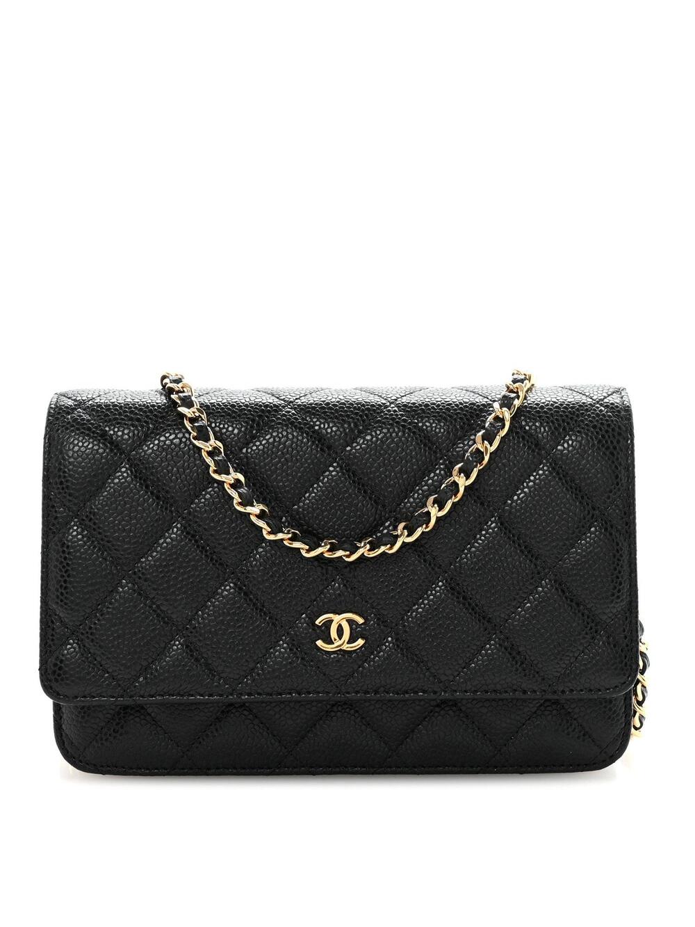 Chanel Caviar Quilted Wallet On Chain #295672C36B